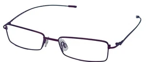 Kenneth Cole Mens Ophthalmic Eyeglass Frame Red Rectangle Metal KC139 52mm.#066 - Picture 1 of 12