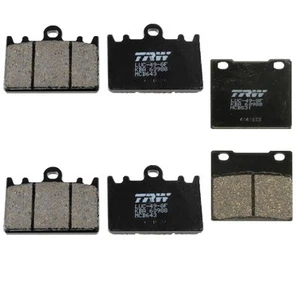 Juego de pastillas de freno TRW para Kawasaki ZXR400 L ZX400L 1991-1999 completo delantero+trasero - Imagen 1 de 7