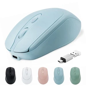 Ratón Inalámbrico Bluetooth USBC para Mac Book Pro/Laptop/Computadora Recarga Silenciosa... - Imagen 1 de 7