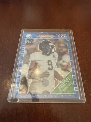 2021 Leaf Pro Set Metal Blue Wave /50 Warren Jackson #98 - Image 1 of 3