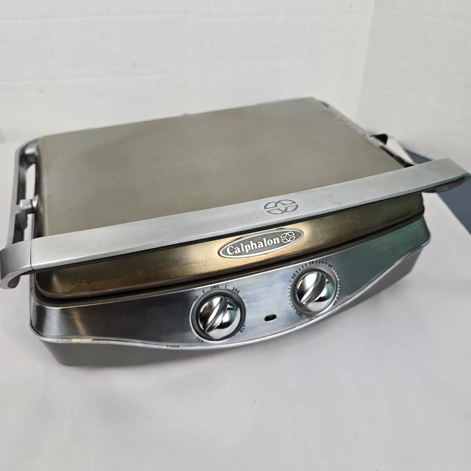 Тостер для сэндвичей Calphalon Panini профессионального класса со съемным поддоном, - Изображение 1 из 4