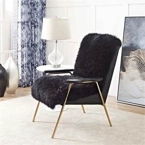 Modway Sprint Wool Arm Chair in Black - Picture 1 of 3
