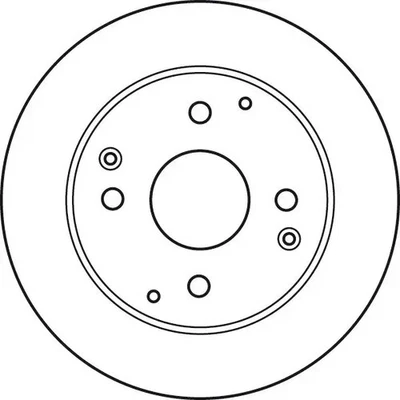 2x Disque de frein plein DF7249 TRW pour HONDA ACCORD VI Coupé ACCORD VI - Photo 1/4