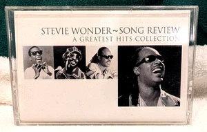 Stevie Wonder Song Review Greatest Hits Collection Cassette Tape 1996 Club Ed - Picture 1 of 6