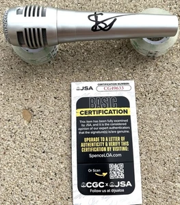 TINDERSTICKS Stuart Staples SIGNED Microphone Mic JSA COA - Picture 1 of 3