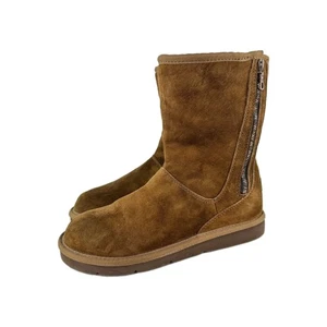 Stivali corti UGG Australia Mayfaire marroni occidentali con zip US 7 stivali classici da donna - Foto 1 di 15