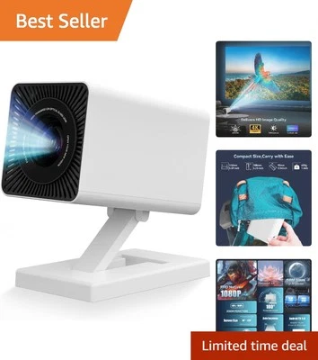 DLP Mini Projektor - 4K 1080P, WIFI 6 und Bluetooth für ultimative Portabilität - Bild 1 von 4