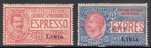 C_A_2610 LIBIA. 1915 Espresso set. Sas E1-E2. Sc. E1-E2. MLH - Picture 1 of 1