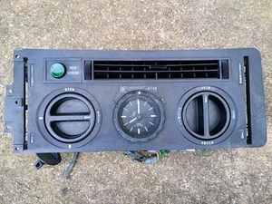 BMW E24 Series 1 EURO HVAC Climate Control Panel Clock Heat 630cs 635csi 633csi - Picture 1 of 2