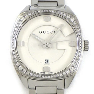 GUCCI Uhr GG2570 142,5/YA142506 Diamond Bezel Ivory Dial SS QZ - Bild 1 von 11