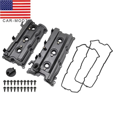 Valve Cover Set for 2005-19 NISSAN Frontier Pathfinder Xterra NV1500 NV2500 4.0L Foto 1 de 4