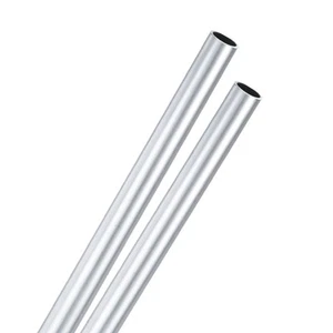 2-Pack 6063 Aluminum Round Tube, 9mmx11mm(IDxOD) 300mm Length Straight Tubing - Picture 1 of 7