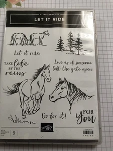 Stampin' Up! Let It Ride Stamp Set ... Live As If Someone Left The Gate Open - Picture 1 of 2