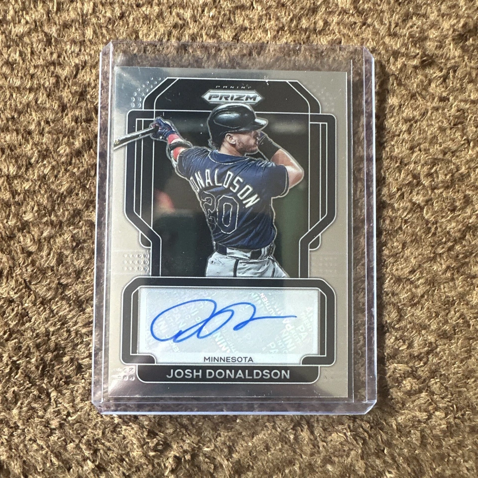 2022 Prizm Baseball Signatures Auto #S-JD Josh Donaldson  - Minnesota Twins - Image 1 of 4