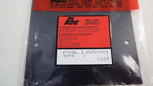 RED LION CONTROLS PNL1A000 PANELS FOR UTILITY ENCLOSURES BLANK PANEL NIB - Picture 1 of 4