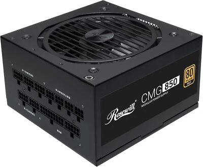 Rosewill CMG 850W 80+ Gold Full Modular, ECO Mode,140mm Size - Image 1 of 4
