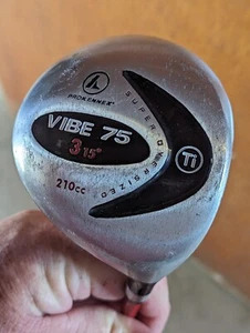 Pro Kennex Vibe 75 3 Wood 15 Degree Driver Golf Club RH 43" Oversized, Red Shaft - Picture 1 of 8