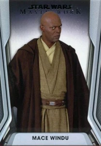Star Wars Masterwork 2021 Base Card #54 Jedi Master Mace Windu - Picture 1 of 1