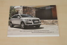 176867) Audi Q7 - Komfortpaket plus - Prospekt 05/2009