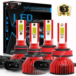 For Honda Ridgeline 2017-2022 LED Headlight Hi/Lo Beam Bulbs 9005 H11 Kit Combo - Picture 1 of 15