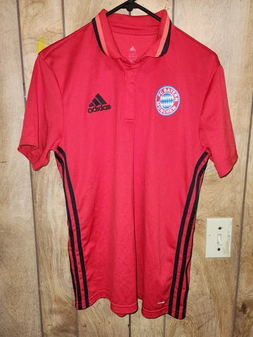 Bayern Munich Adidas Polo, Size Medium Cover