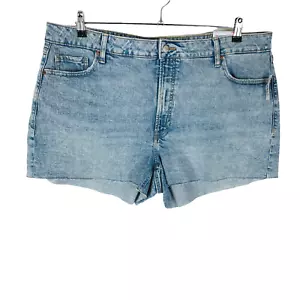 Nuevos Pantalones Cortos Denim Old Navy Talla 22 Plus OG Rectos Gran Raso Doble Azul Crudo Nuevo con Etiquetas - Imagen 1 de 7