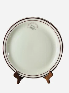VTG Buffalo China Restaurant Ware Single Dinner Plate 10.5" "CAFE’S ON THE PARK" - Picture 1 of 5