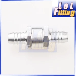 10mm 3/8" Fuel Non Return One Way Check Valve Petrol Diesel Aluminum Alloy - Picture 1 of 3