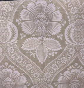 Vintage Upholstery/Drapery Green Cotton Fabric 28x55"W - Picture 1 of 5