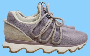 Sorel Kinetic Damenschuhe Spitze lila grau Strickstoff Größe 8,5 NL3227-574 - Bild 1 von 8