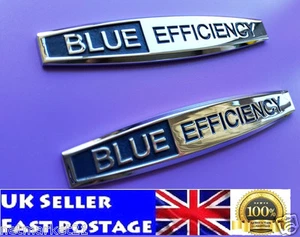 Blau Effizienz Mercedes Metall Logo Emblem Abzeichen Auto Aufkleber Neu 2 Stück - Bild 1 von 6