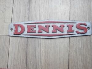 Dennis fire engine/truck badge - 10.5 inches