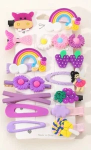 14 Stck. Kinder Blume Süß Haarspange Mädchen Haarschmuck Set - Bild 1 von 2