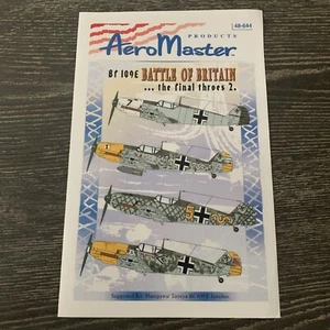 Model Aircraft Decal Messerschmitt Bf 109E No. 48-644 - Picture 1 of 4