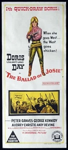 THE BALLAD OF JOSIE Original Daybill Movie Poster Doris Day Peter Graves - Bild 1 von 1