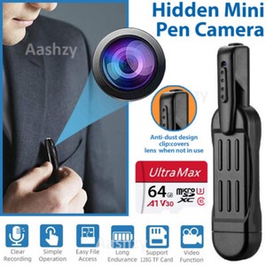 Mini Pocket Pen Camera Hidden 1080P HD Video Recorder Body Portable Nanny Cam 