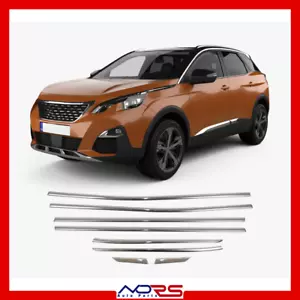 Garniture de Fenêtre pour Peugeot SUV 3008 2016-2020 Acier Inox 8Pcs - Picture 1 of 10