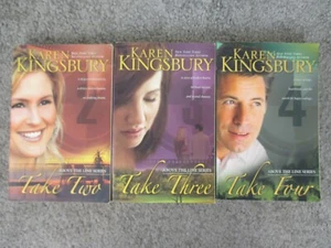 Karen Kingsbury 3 BOOKS TAKE TWO, THREE, FOUR Above The Line Series Christian - Picture 1 of 4