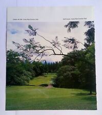 Photo imprimée photo de livre vintage Ephemera 1993 COSTA RICA Country Golf Club