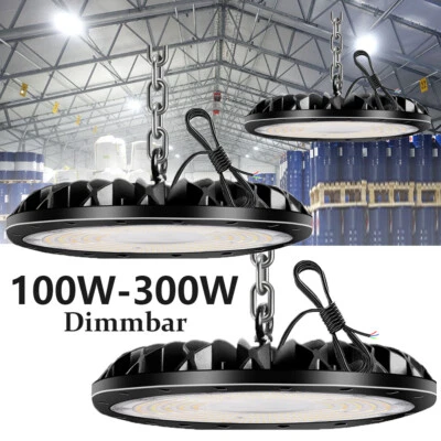 UFO LED Hallenbeleuchtung Industrielamp Hallenstrahler High Bay Deckenstrahler - Bild 1 von 4