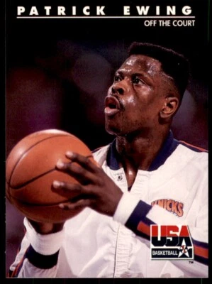1992-93 SkyBox USA Basketball Patrick Ewing Basketball Cards #23 - Image 1 of 2