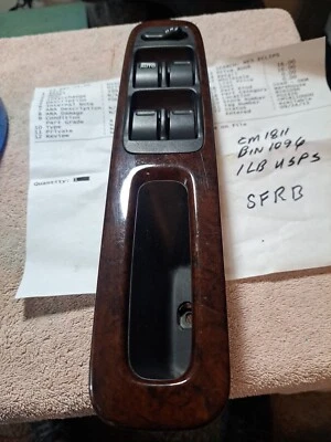 Interruptor de control de ventana eléctrica maestro Acura TL 1995 1998 conductor delantero izquierdo OEM 1996 Foto 1 de 4