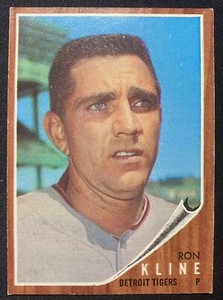 1962 Topps Baseball Ron Kline #216 NM 