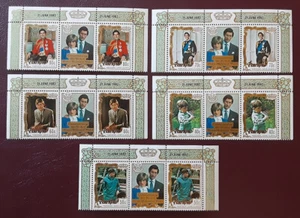 Penrhyn Islas Cook 1982 MNH Diana Se-Tenants con márgenes de hoja excelente 3972-1 - Imagen 1 de 3