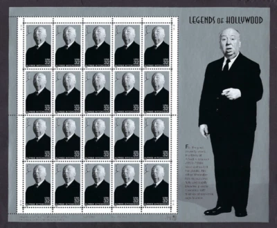 US Scott# 3226 1998 32c Pane of 20 Alfred Hitchcock S1111 UL MNH VF - Image 1 of 2