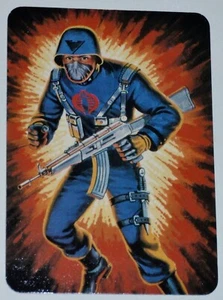1986 G.I. JOE MILTON BRADLEY ACTION HASBRO CARD 97 Cobra The Enemy - Picture 1 of 2