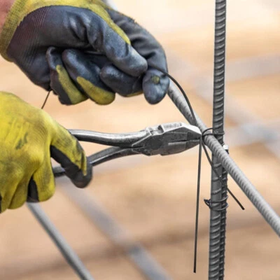 LIFELOOK Garden Wire Strong Black Rust Protected 2.5mm Tying Fixing Training Roll 100/50M