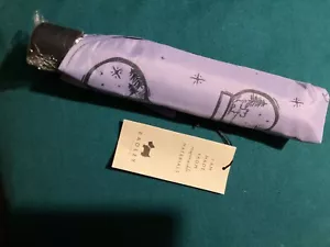 Brandneu mit Etikett neu Radley Schneekugel Kornblume Mini Teleskop Regenschirm in Tasche - Bild 1 von 4