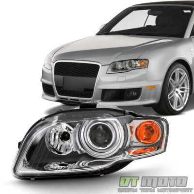 2006 2007 2008 Audi A4 S4 HID/Xenon w/o AFS Headlight Headlamp Left Driver Side - Image 1 of 4