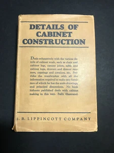 Details of Cabinet Construction, Percy Wells & John Hooper- c:1940-Vtg, H/C Book - Picture 1 of 12
